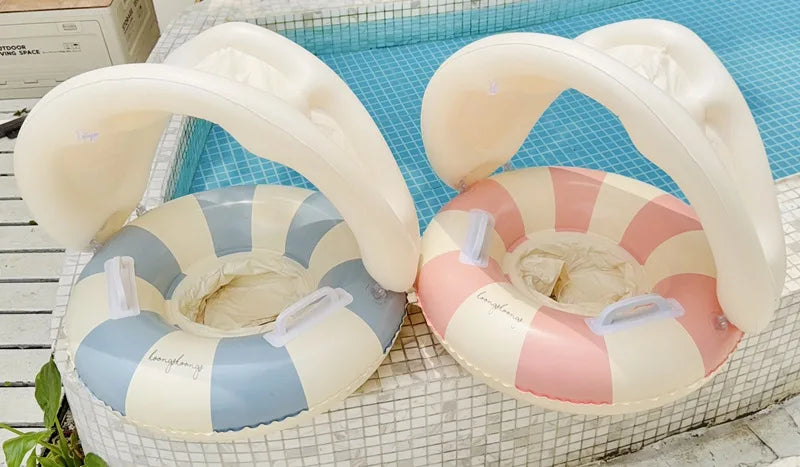 Rooxin Pool Float Baby Swim Ring Tube Inflatable Swimming Seat Ring For Kid Child Swimming Circle Beach Water Play Equipment