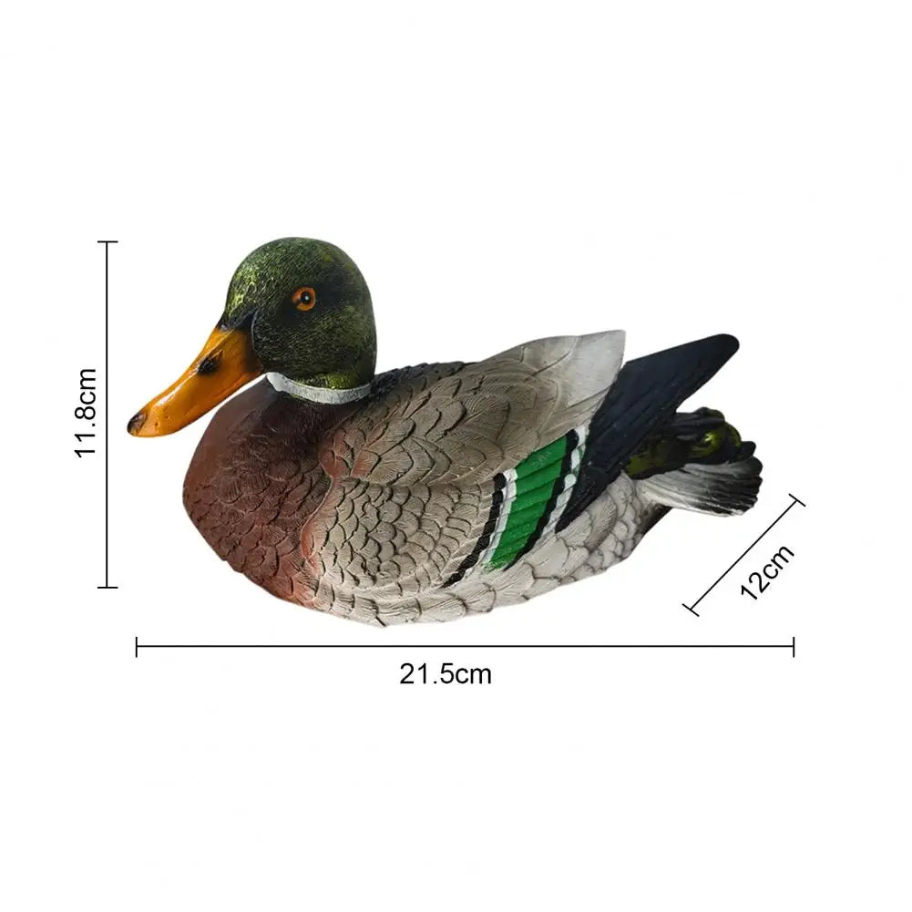 Floating Duck Sculpture Resin Duck Statue Garden Pond Landscape Decoration Floating Duck Outdoor Ornament Gift for Nature Lovers