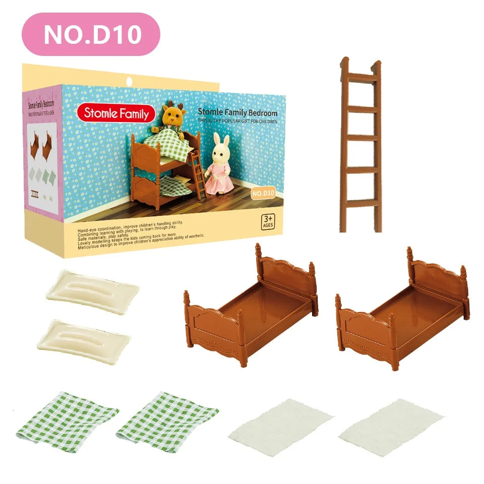 Miniature Furniture Forest Family