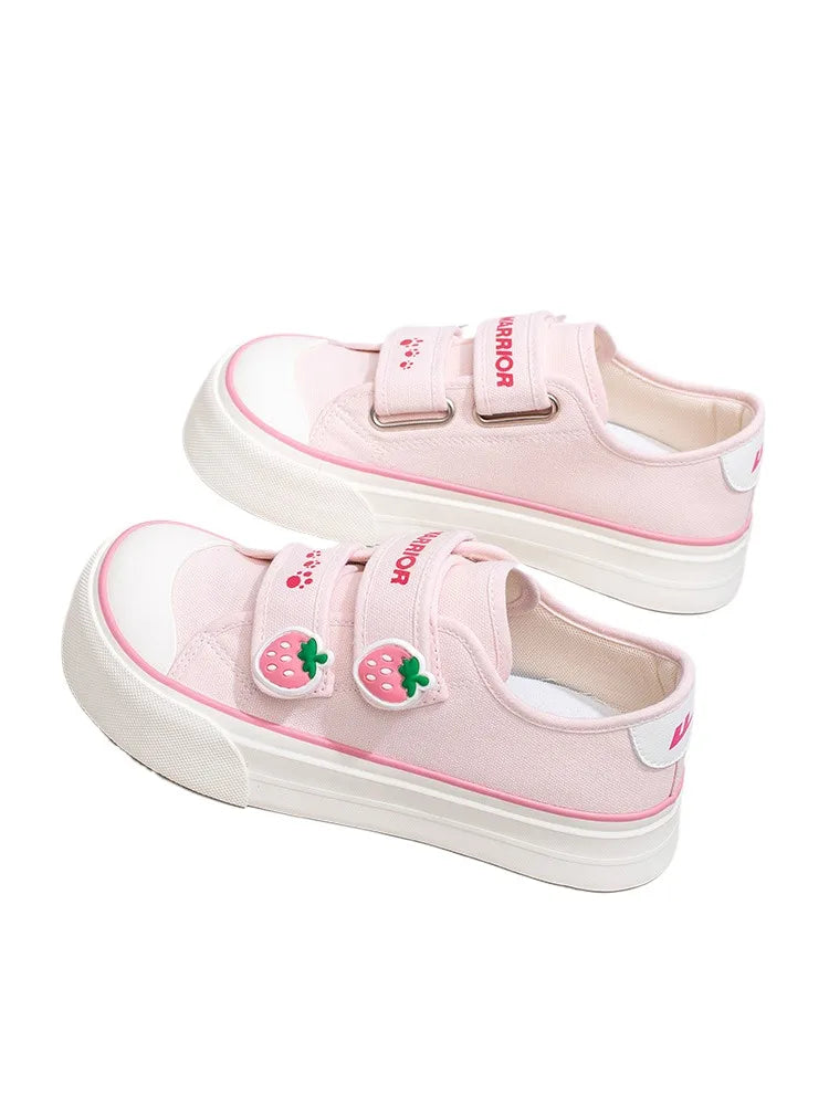 Strawberry Powder Canvas Shoes
