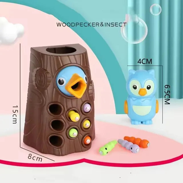 Baby Toys Wooden Catching Worms