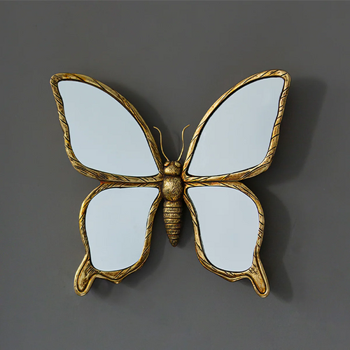 1PC, resin vintage butterfly and dragonfly charm, creative living room background wall decoration wall hanging home decoration