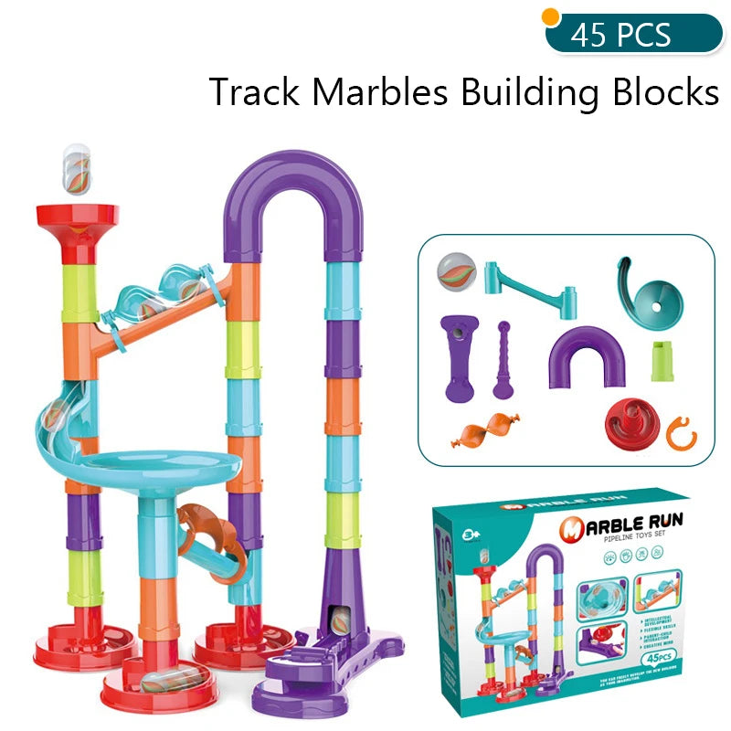 Marbles Run Catapult Track