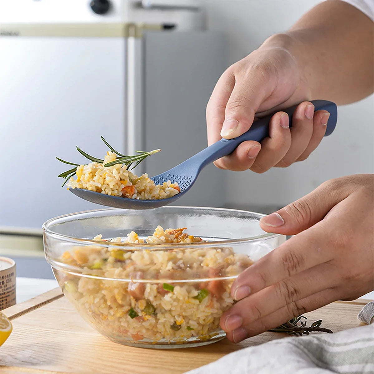 1PC Food Grade Silicone Rice Spoon