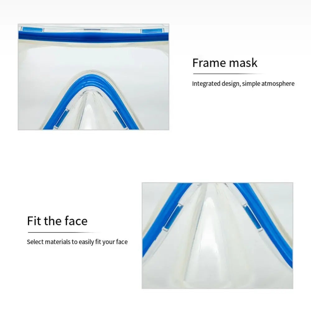 PVC Strap Kids Swim Goggles Anti Fog with Nose Cover