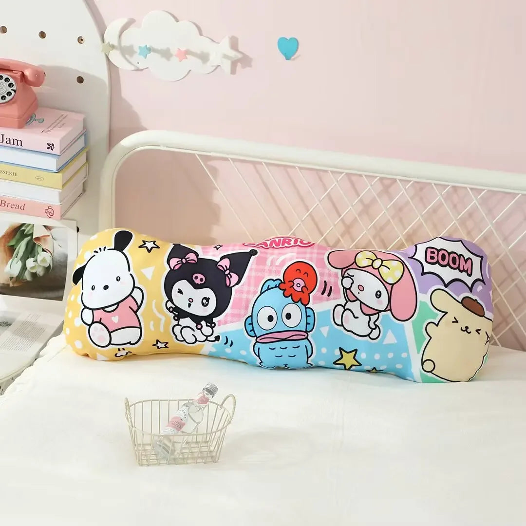 Long Pillow Cartoon Kuromi Printed Plushies