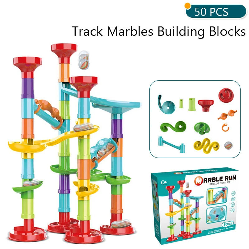 Marbles Run Catapult Track