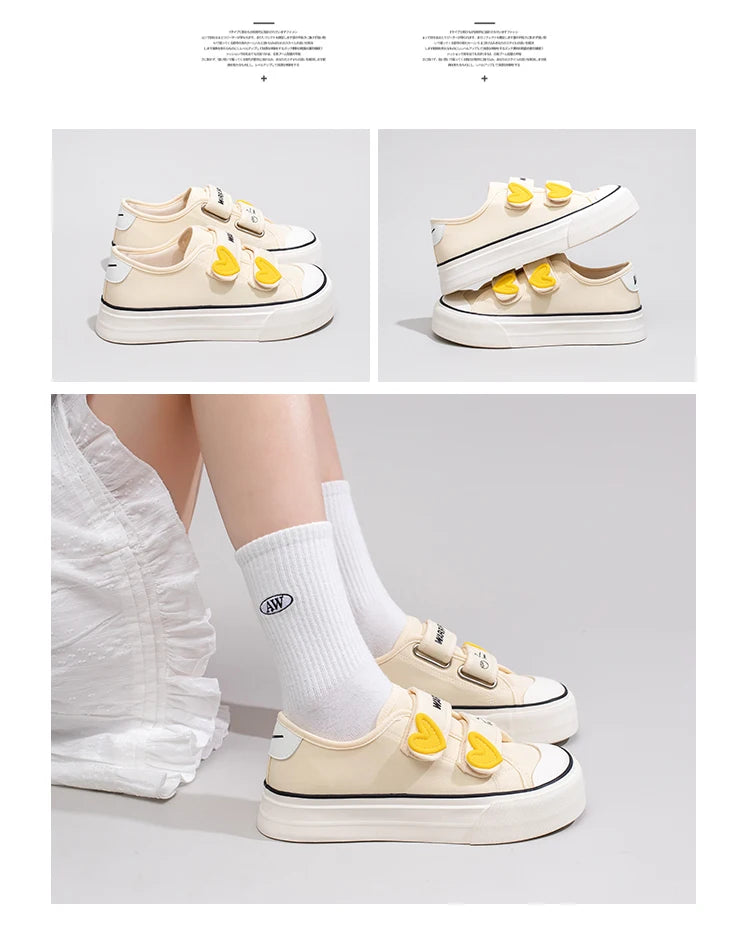 Strawberry Powder Canvas Shoes