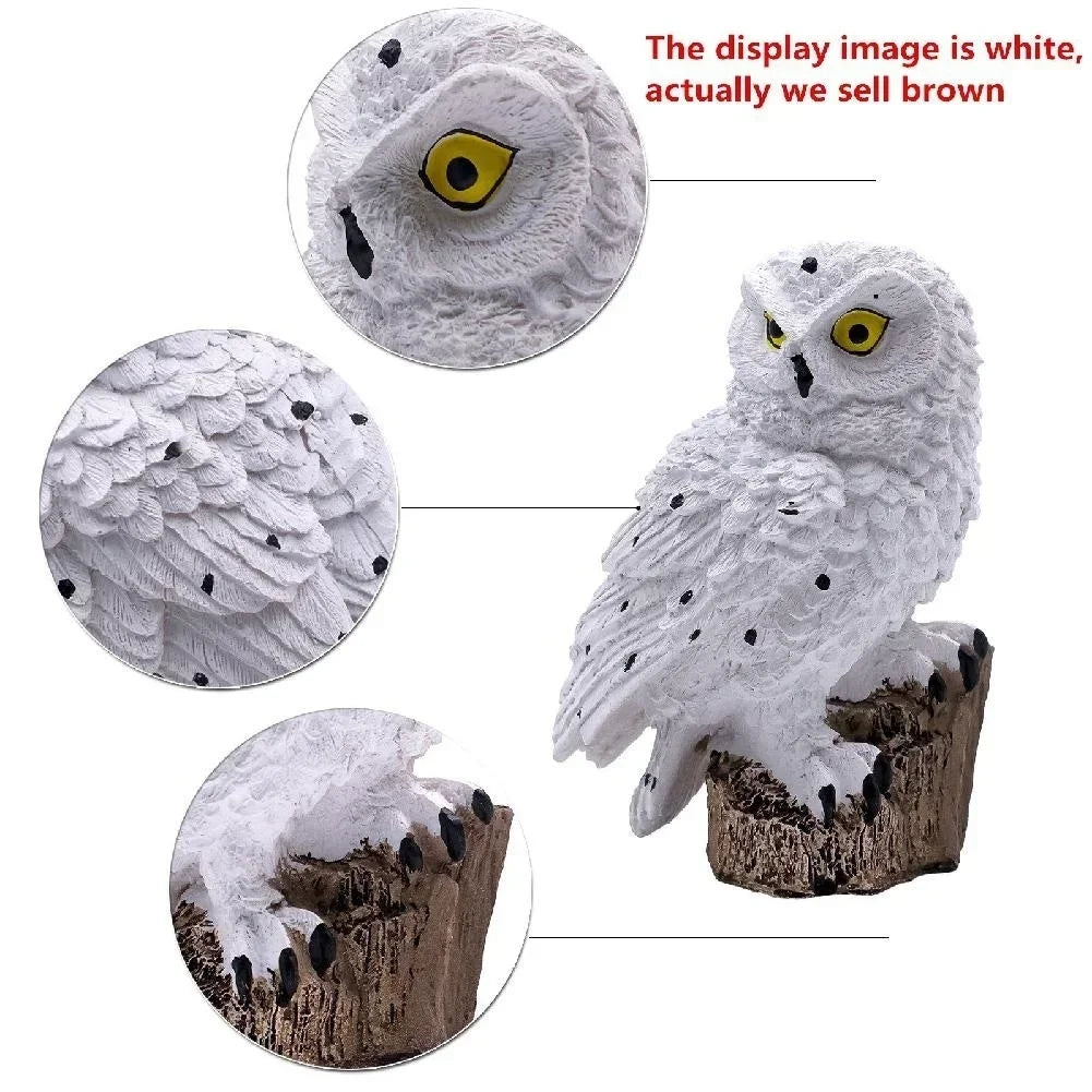 Owl Lights Outdoor Solar Powered Lawn Floor Lamp Waterproof Landscape Lighting Pathway LED Animal Lantern Yard Lawn Garden Decor