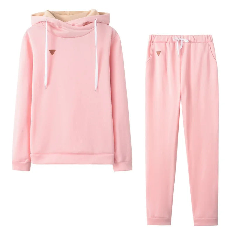 Fleece Long Sleeve Two-Piece Set