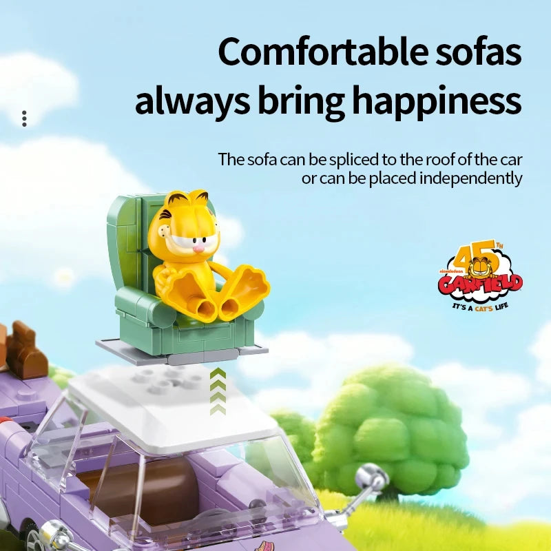 Garfield Car Building Blocks