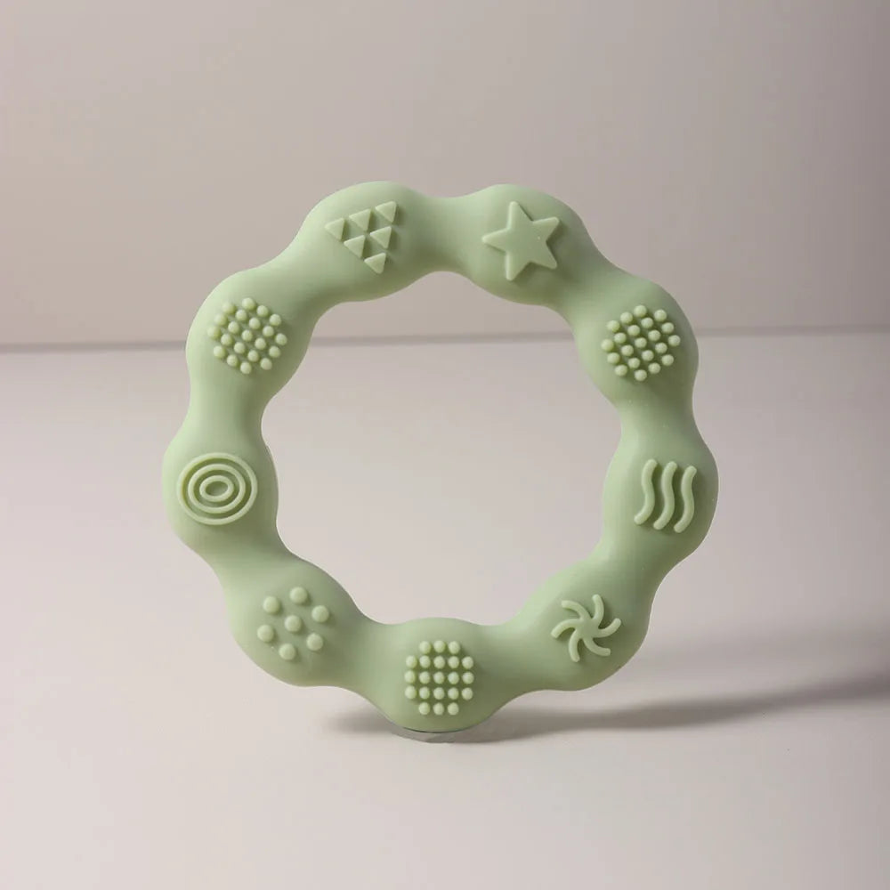 silicone ring teether