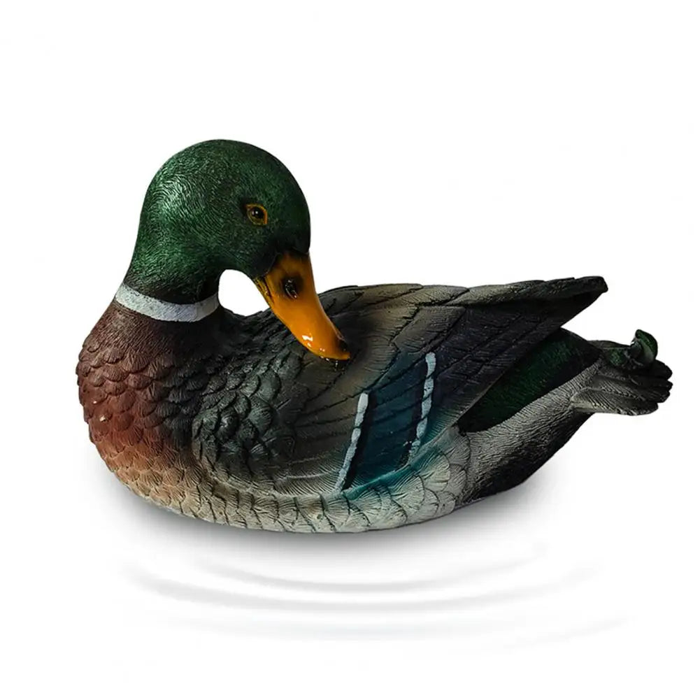 Floating Duck Sculpture Resin Duck Statue Garden Pond Landscape Decoration Floating Duck Outdoor Ornament Gift for Nature Lovers