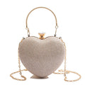 Peach Heart-shaped Evening Bags