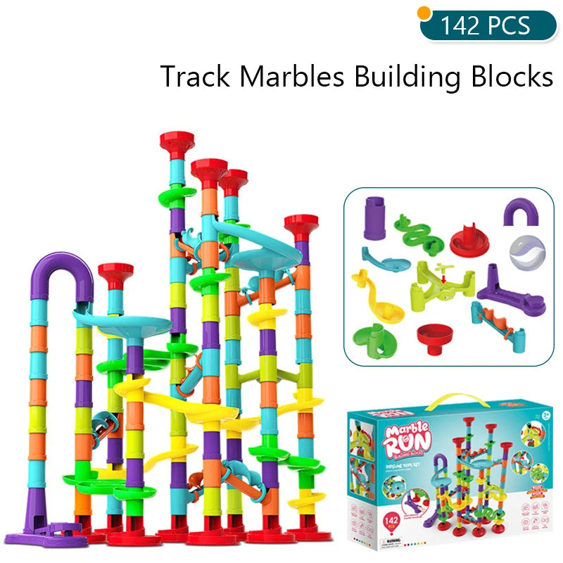 Marbles Run Catapult Track