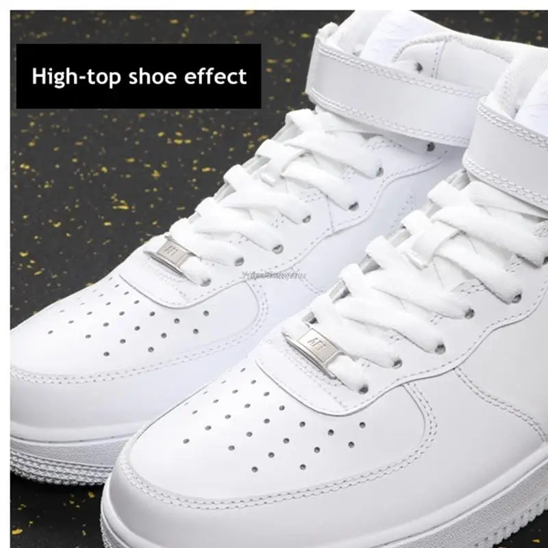 White Flat laces and Shoe Decoration Suit Sneaker Shoelace Fashion Air Force One Shoes Accessories
