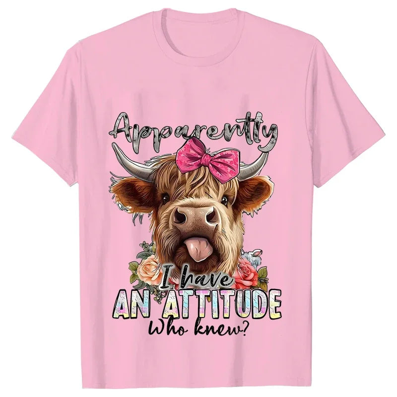 Highland Cow Print T-Shirts