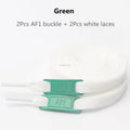 White Flat laces and Shoe Decoration Suit Sneaker Shoelace Fashion Air Force One Shoes Accessories