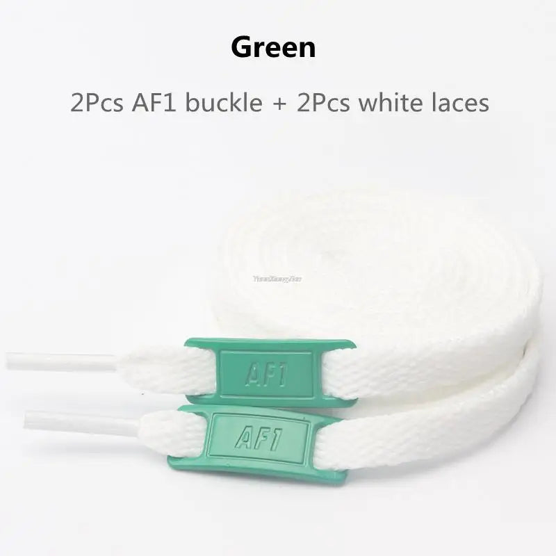 White Flat laces and Shoe Decoration Suit Sneaker Shoelace Fashion Air Force One Shoes Accessories