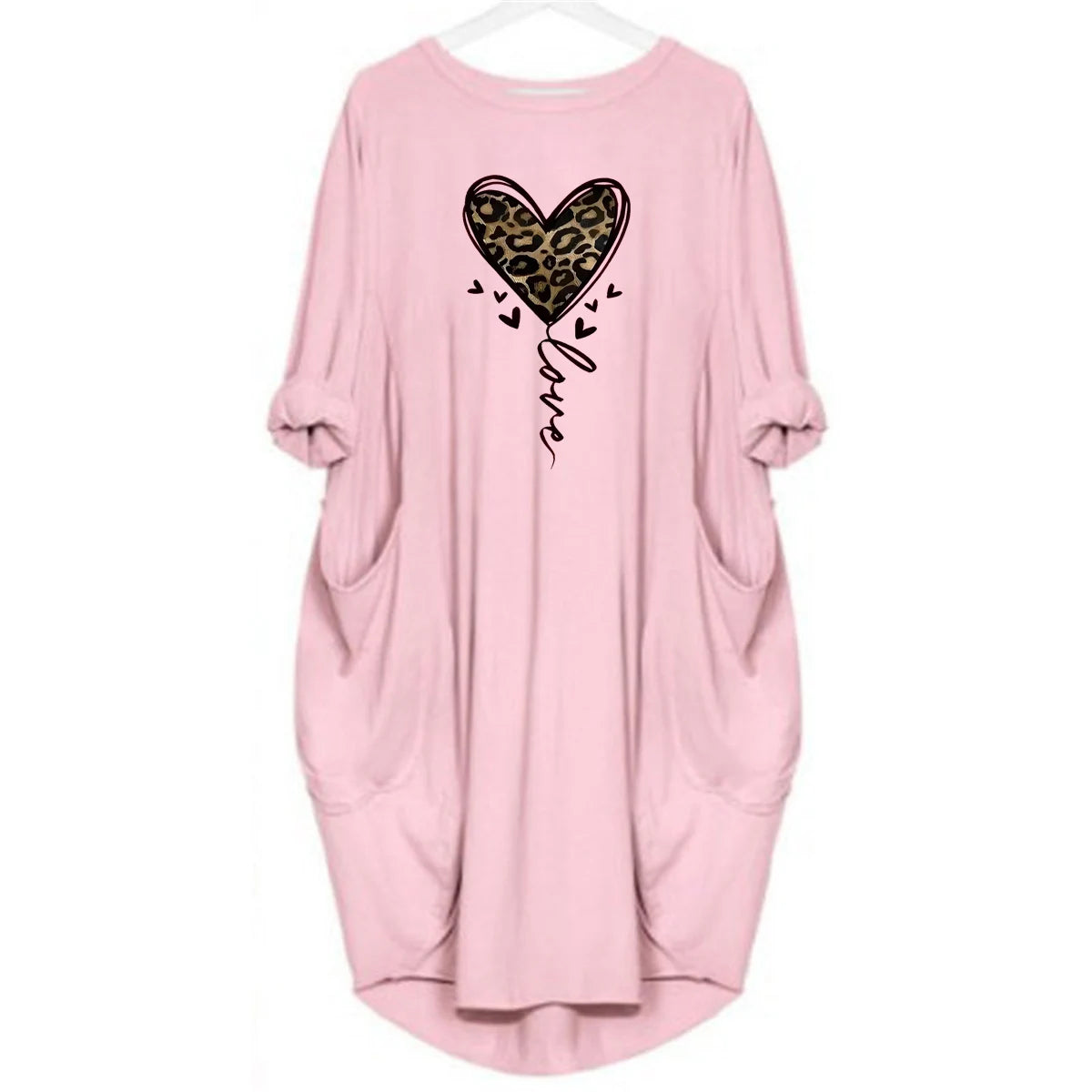 Heart Shaped  Tee Dress