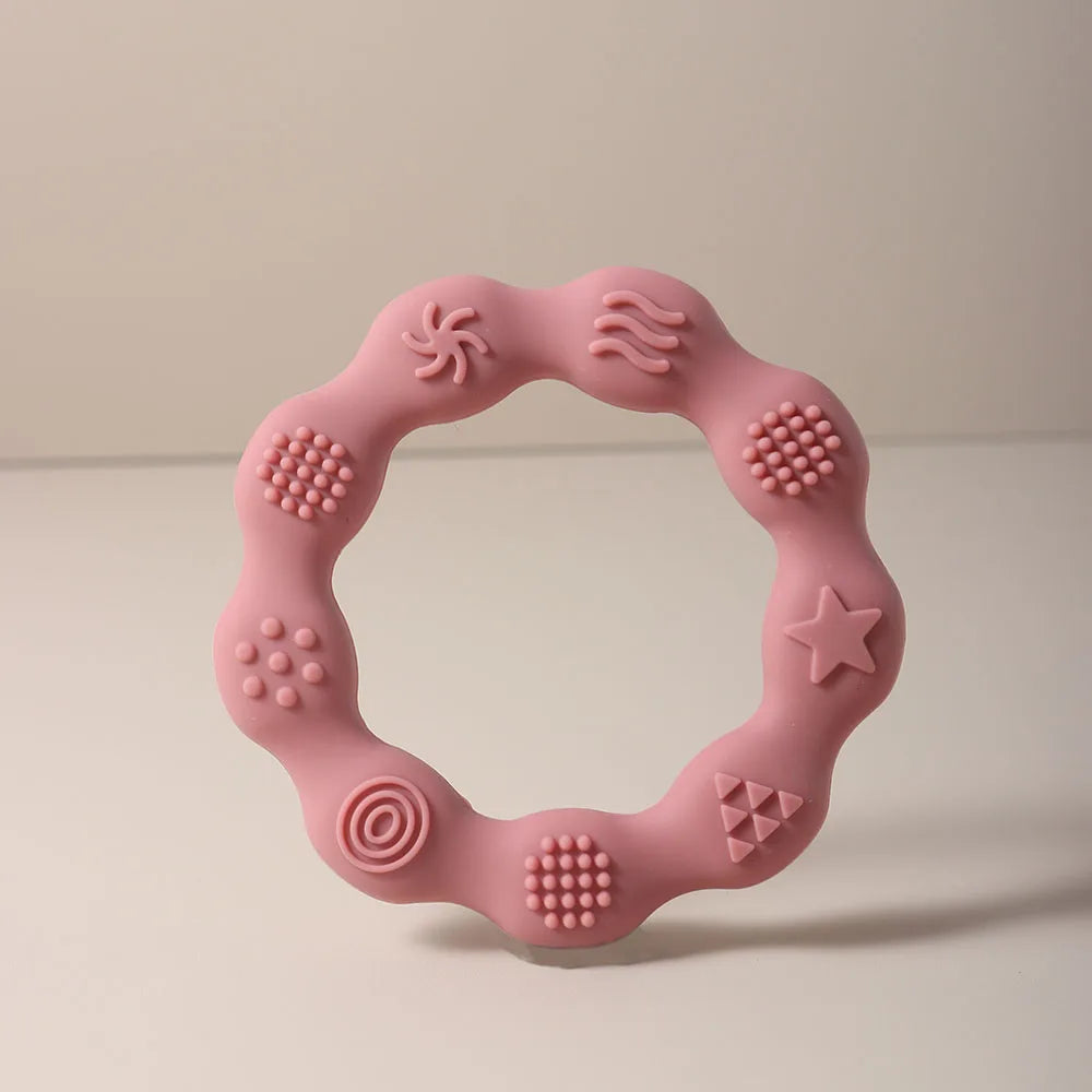 silicone ring teether