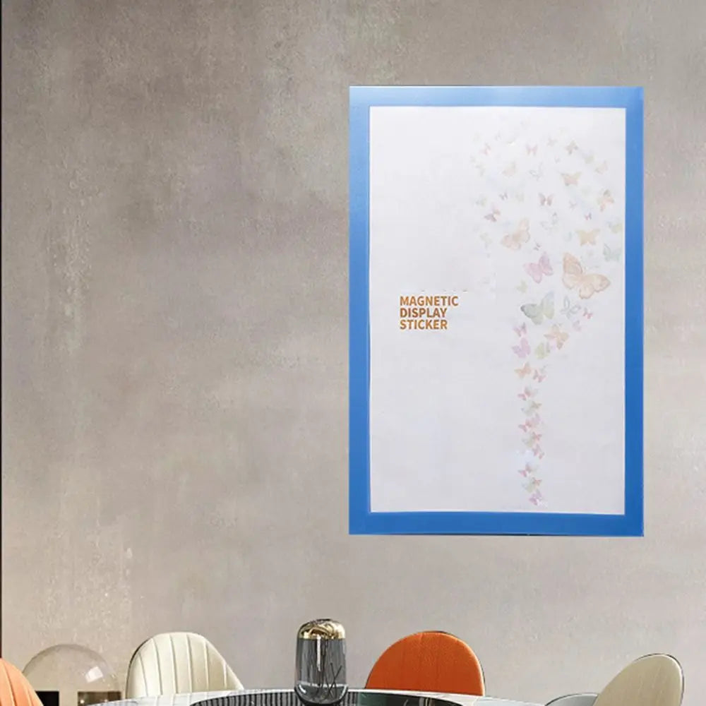A4 Magnetic Photo Frame Magnetic Display Board Self Adhesive Soft Picture Frame Document Canvas Painting Shop Window Advertising