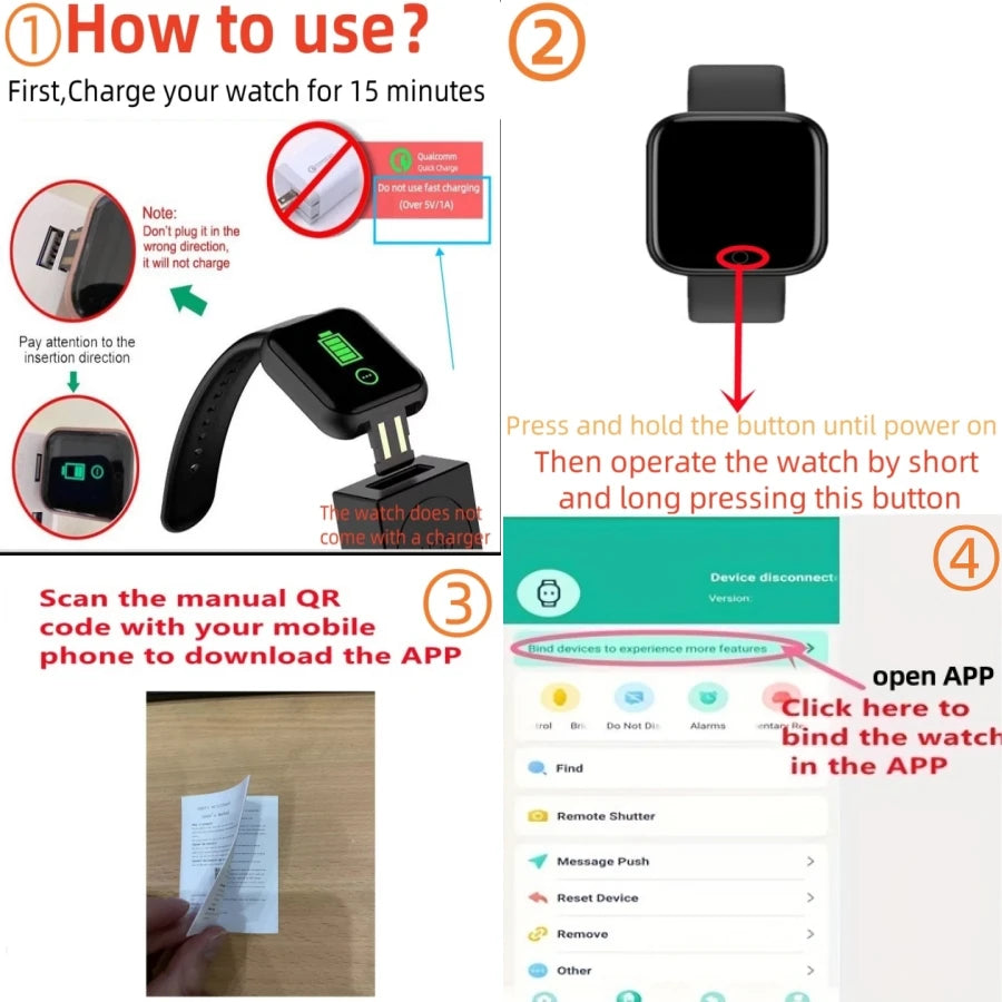 Smartwatch Android IOS