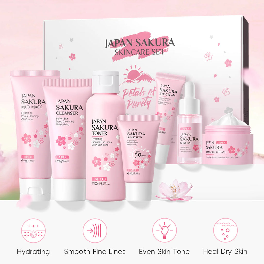 Korean Sakura Skincare Set