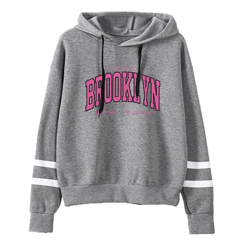 Quality Daily Women Tracksuit Hoodies Casual Single Piece Stripe Sweatshirt and Sweatpants Comfort Outdoor Jogging Autumn Winter