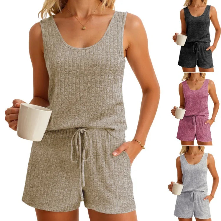 Vest and shorts 2pc set