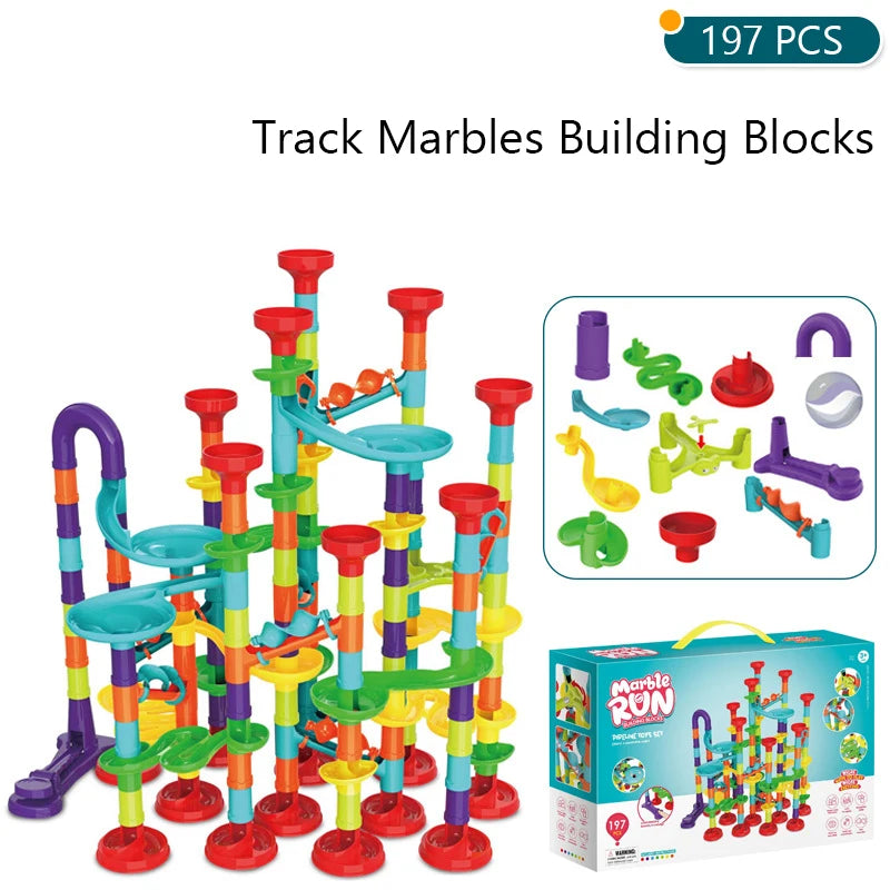 Marbles Run Catapult Track