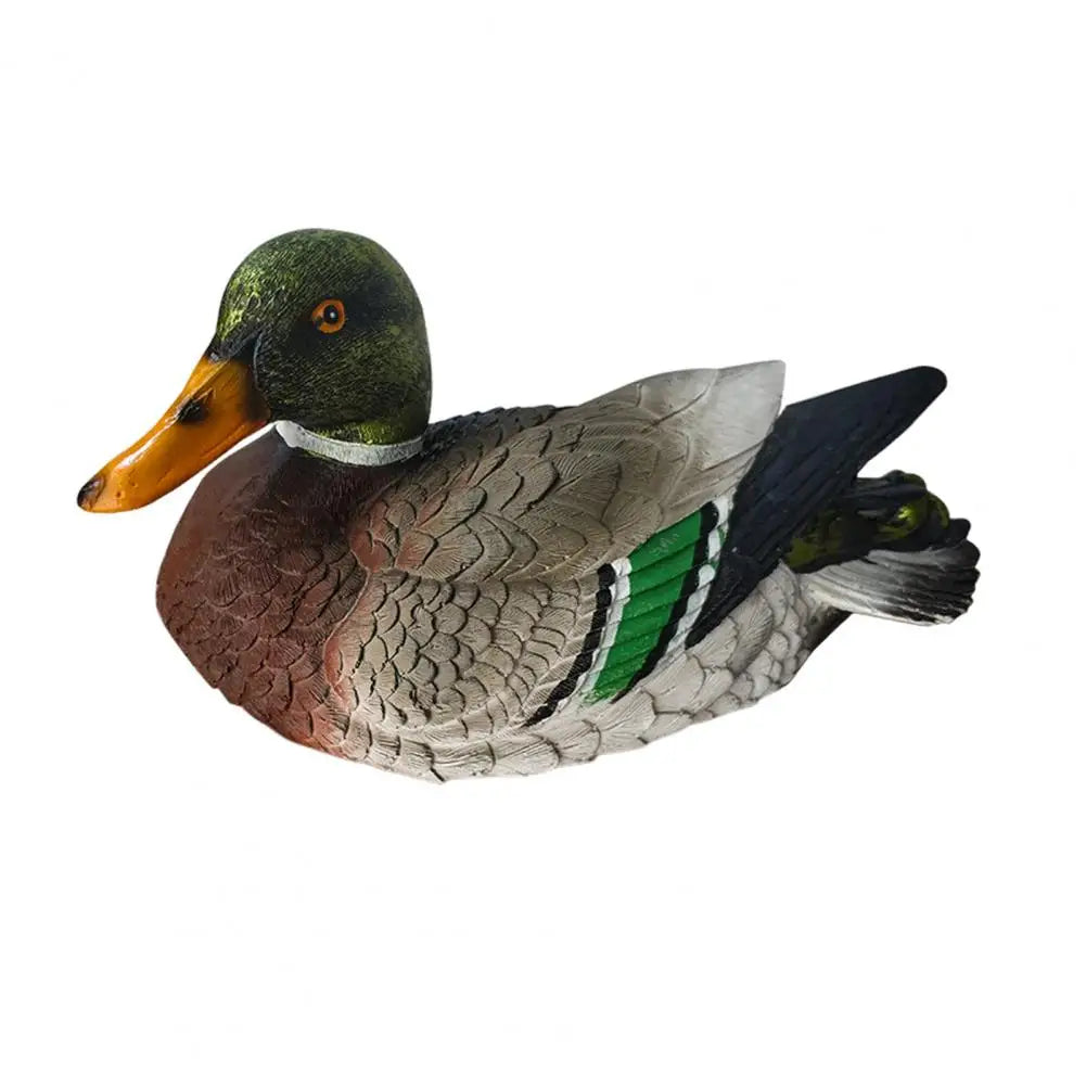 Floating Duck Sculpture Resin Duck Statue Garden Pond Landscape Decoration Floating Duck Outdoor Ornament Gift for Nature Lovers