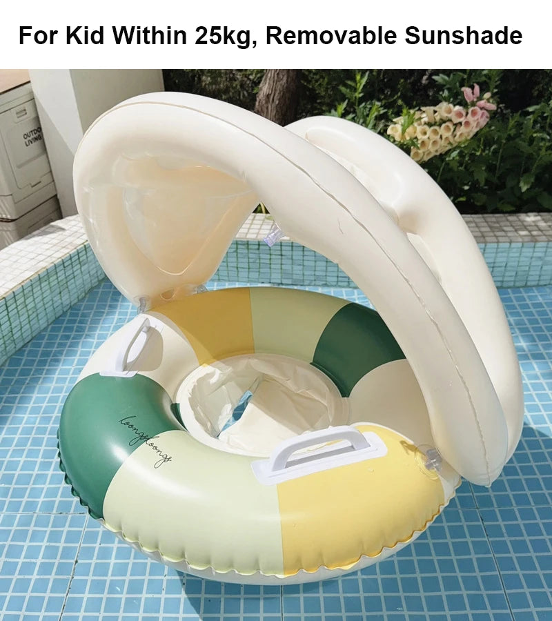 Rooxin Pool Float Baby Swim Ring Tube Inflatable Swimming Seat Ring For Kid Child Swimming Circle Beach Water Play Equipment