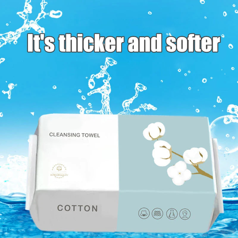 100PCS Natural Disposable Face Towel