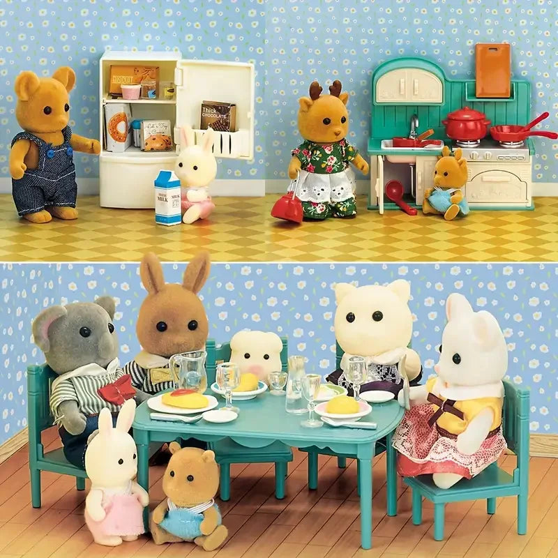 Miniature Furniture Forest Family
