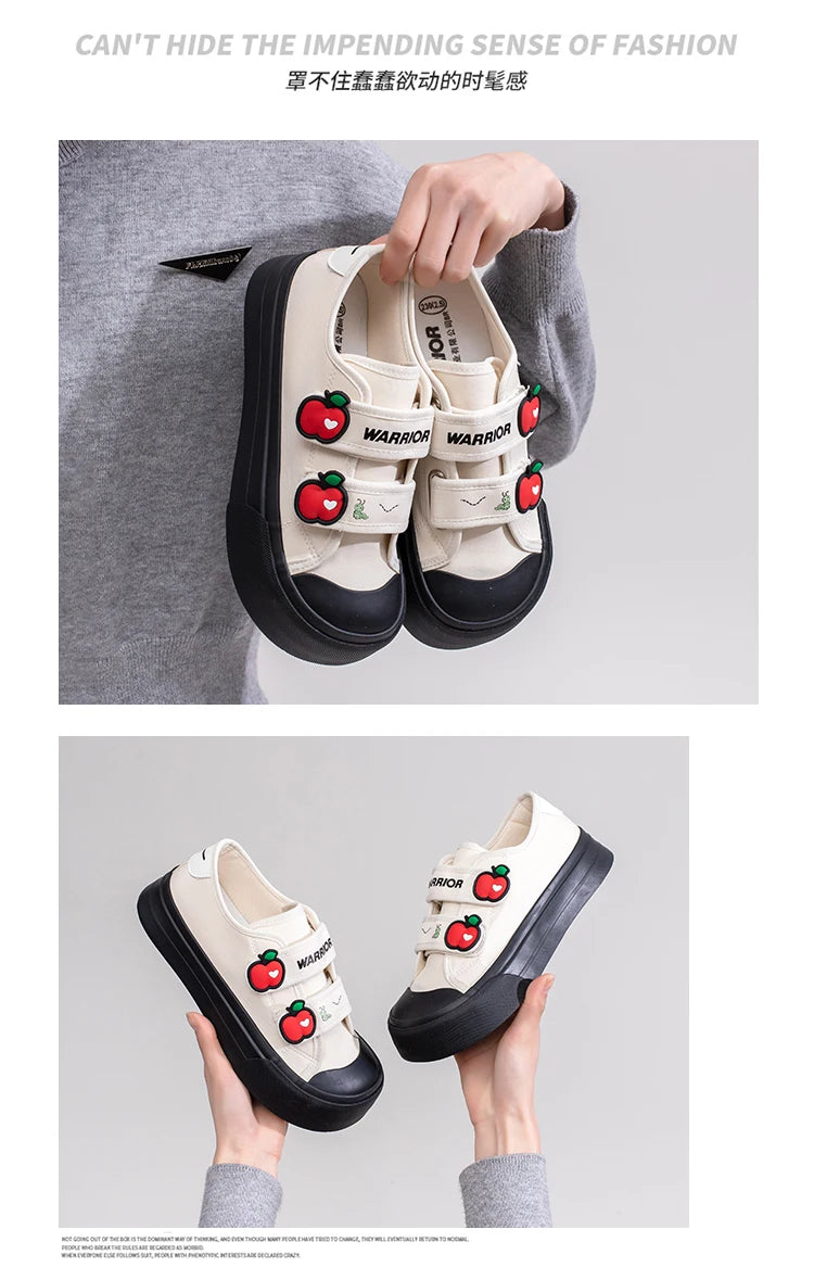 Strawberry Powder Canvas Shoes