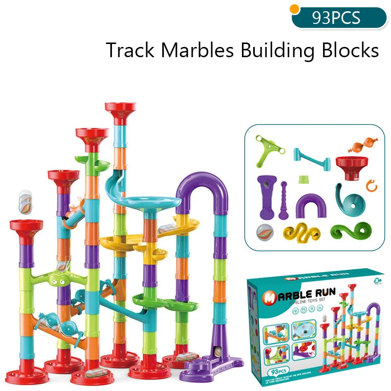 Marbles Run Catapult Track