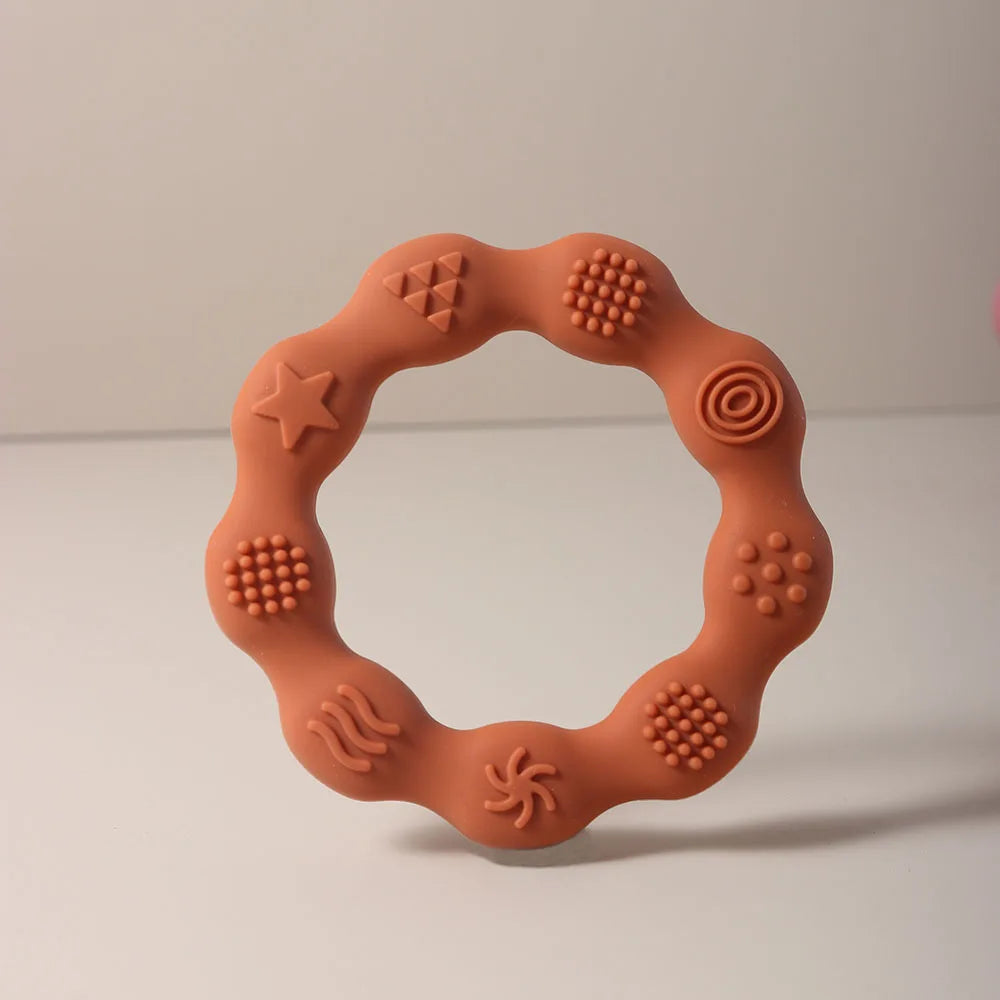 silicone ring teether