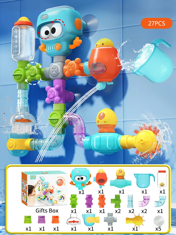 Baby Bath Toys with Strong Suction Cups