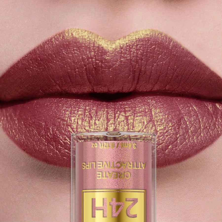 14 Colors Glitter Metallic Lip Glaze