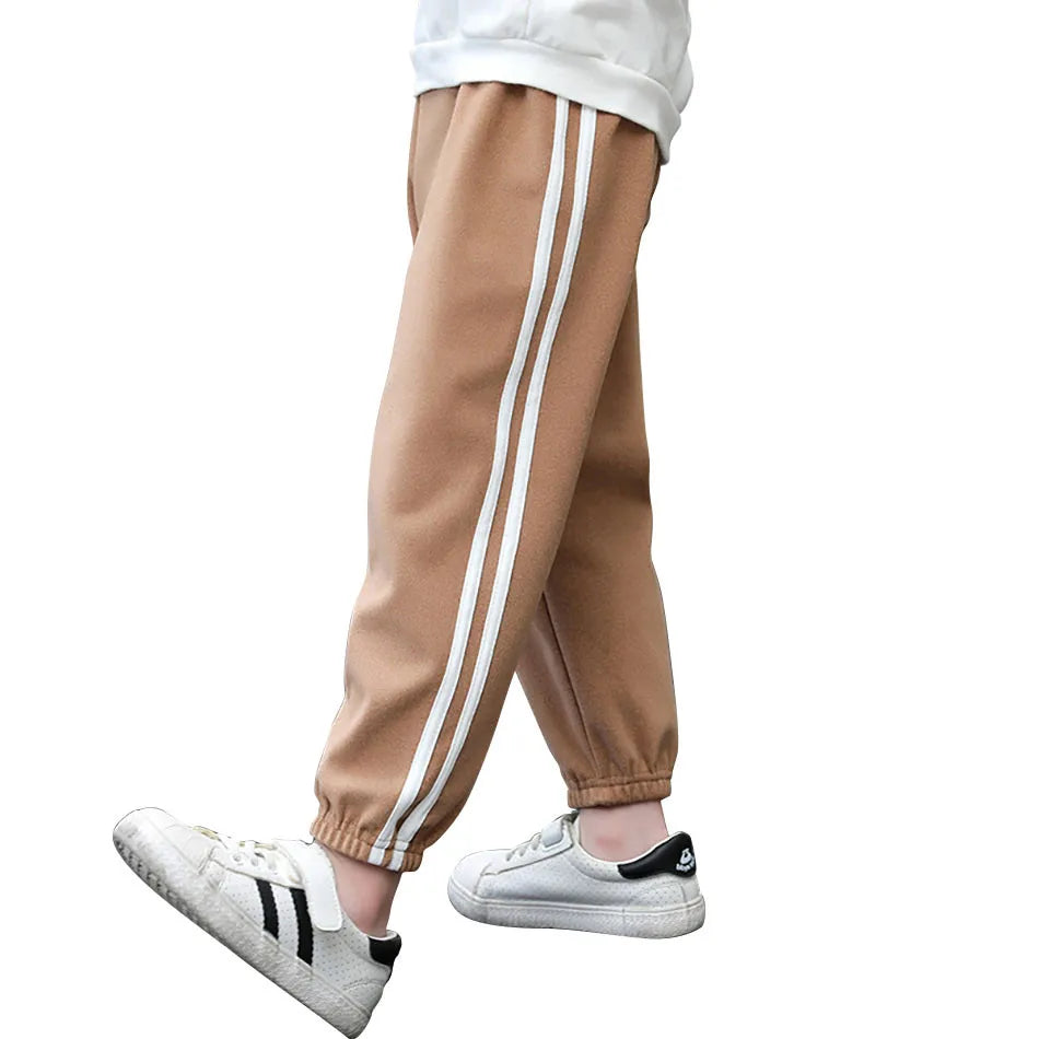 Kids Sports Pants Stylish Comfortable Unisex Children Lounge Pants Boy Girl Daily Wear Outdoor Play and School Casual Trousers