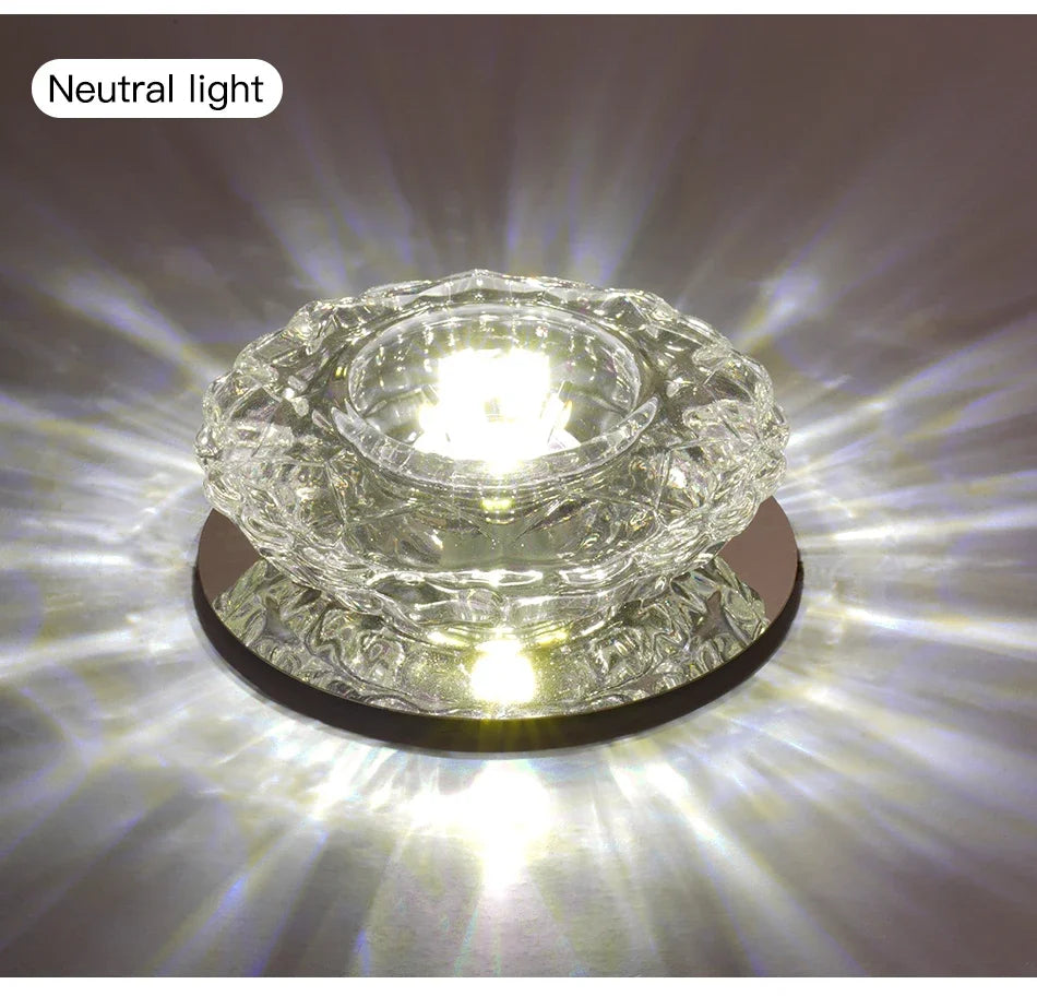 LED Ceiling Lamp for Aisle, Flush, Living Room, Crystal Corridor, Porch Light, Front Porch, Porch Light