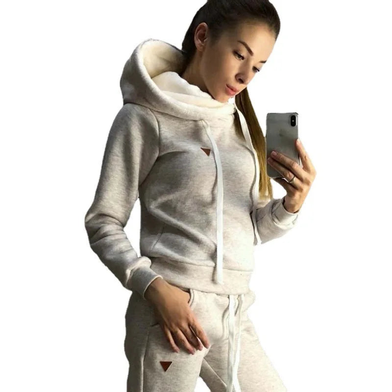 Fleece Long Sleeve Two-Piece Set