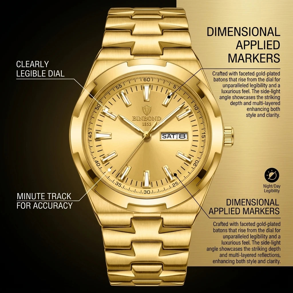 4pc Set Men's Gold