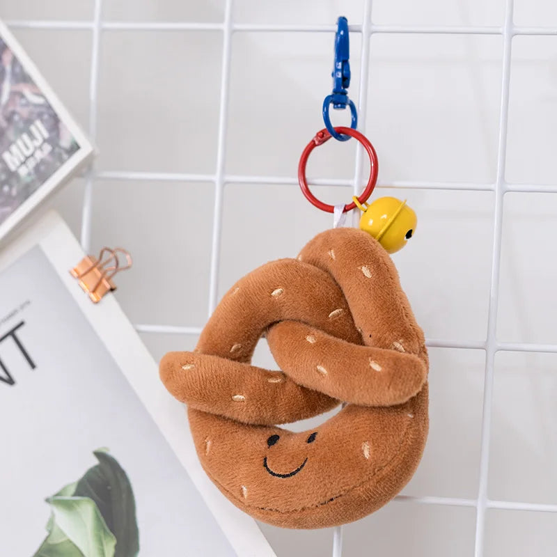 New Cartoon Egg Stuffed Toy Expression Food Bread Toast Series Breakfast Doll Fun Decoration Pillow Baby Comfort Doll Xmas Gifts