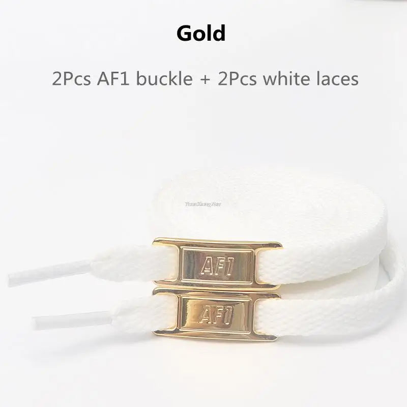 White Flat laces and Shoe Decoration Suit Sneaker Shoelace Fashion Air Force One Shoes Accessories
