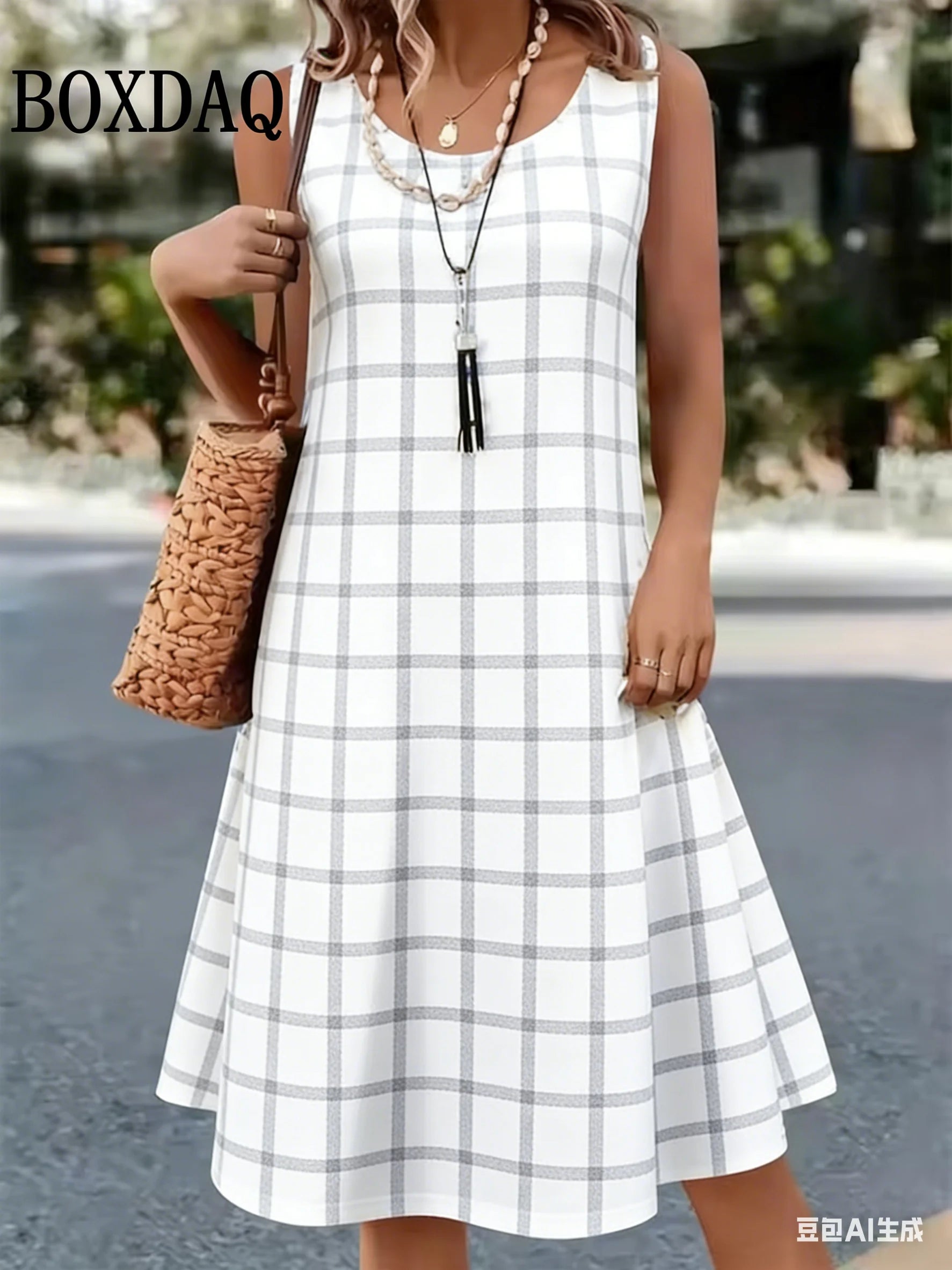 Polka Dot Sleeveless Dress