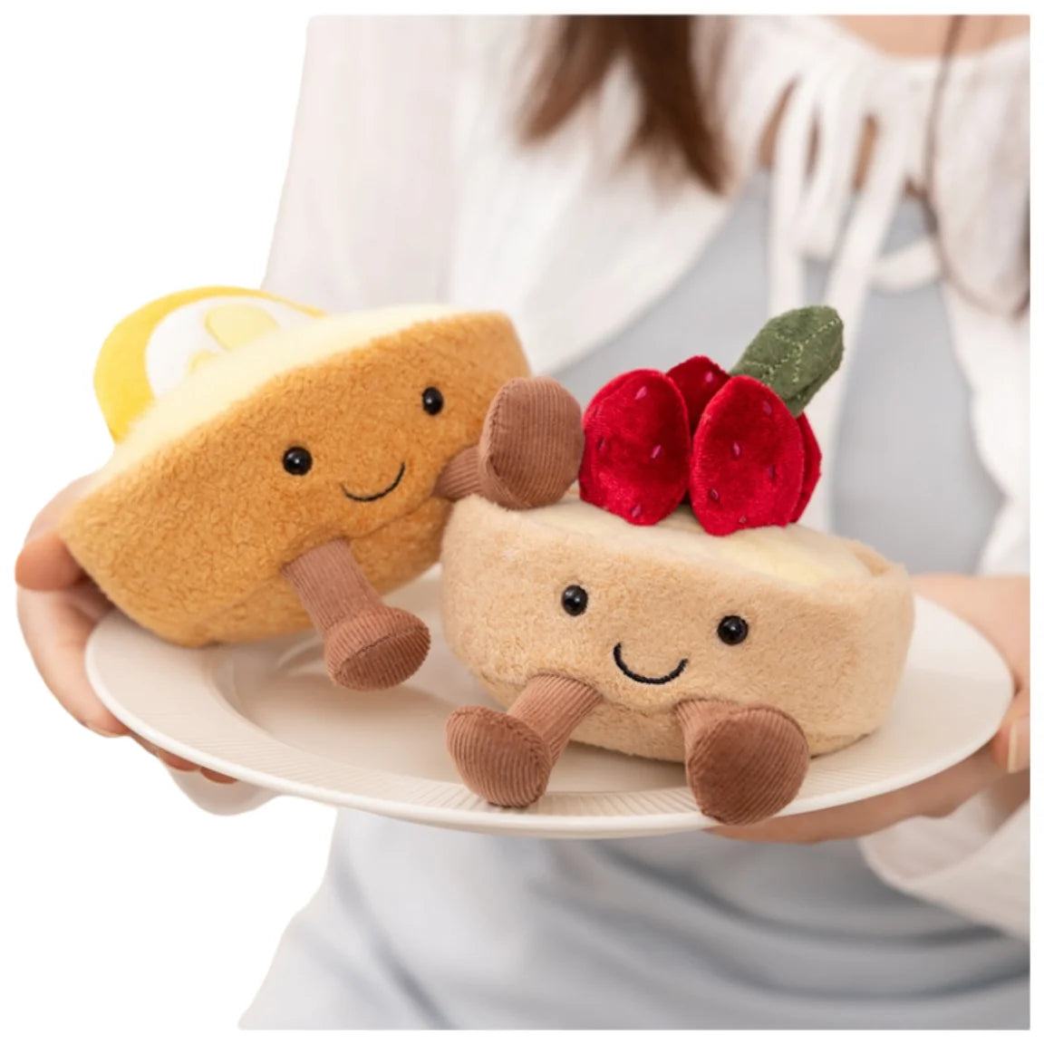 Cute Strawberry/Lemon Tart Plush