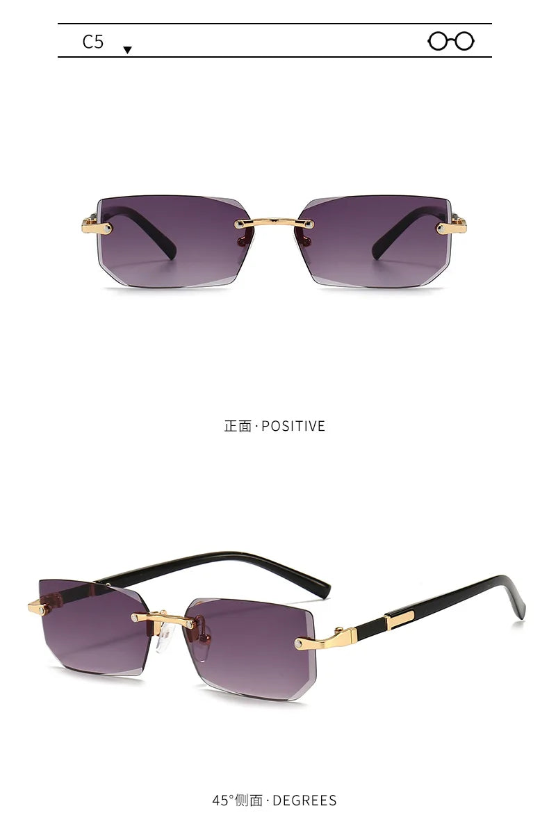 Rimless Sunglasses