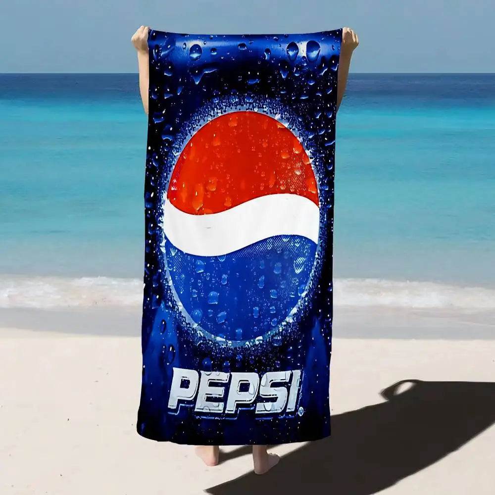 Pepsi Art Cola Microfiber Beach Towel